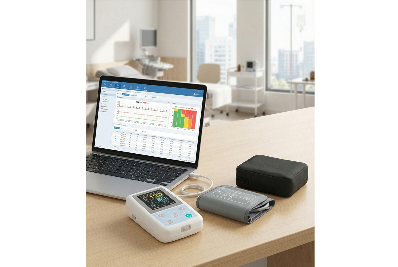 Holter de Presión Arterial MAPA Contec ABPM50 equipo médico
